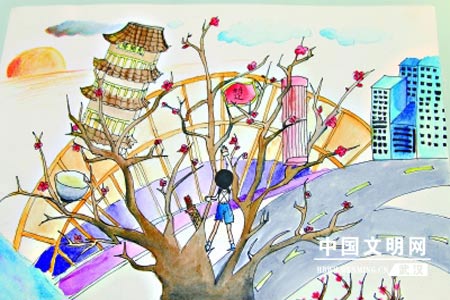 江城如画胜丹青--中小学生描绘《武汉印象》(上